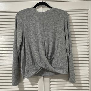 Twist-Front Long Sleeve Old Navy Active Top
